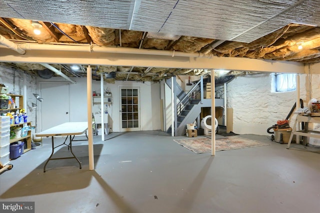 65 S College St, Carlisle, PA 17013 - basement with stairs