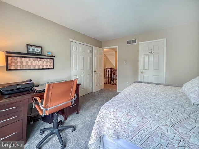 33 Laurel Cir, Newtown, PA 18940 - carpeted bedroom with a closet and a desk