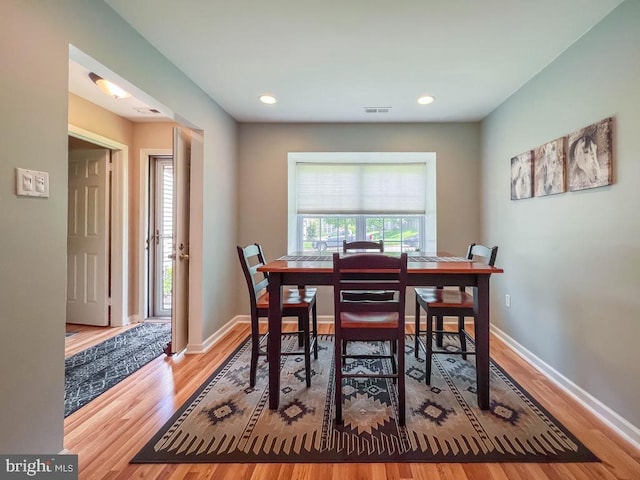 33 Laurel Cir, Newtown, PA 18940 - dining space with wood finished floors, baseboards, and recessed lighting