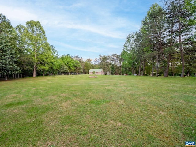 3919 Ruritan Lake Rd, Palmyra, VA 22963 - view of green lawn with view of scattered trees