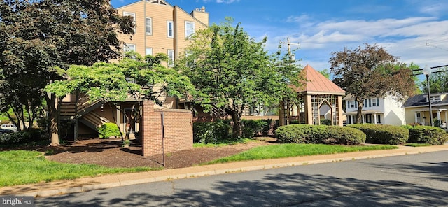 view of front of home