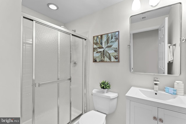 2619 Stone Mountain Ct, Herndon, VA 20170 - full bath with toilet, a stall shower, and vanity