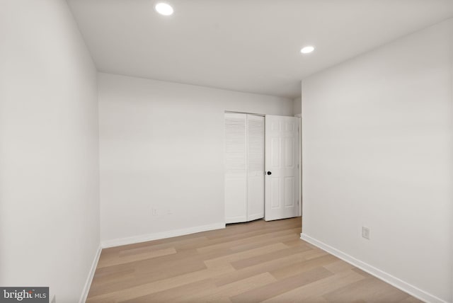 2532 Sedgewick Pl, Dumfries, VA 22026 - unfurnished room with recessed lighting, light wood-style floors, and baseboards