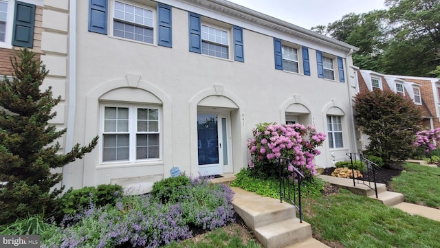 multi unit property with stucco siding