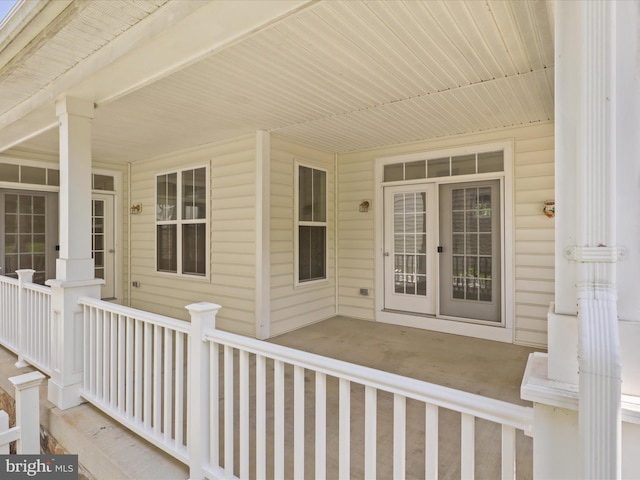 17494 Lethridge Cir, Round Hill, VA 20141 - view of covered porch