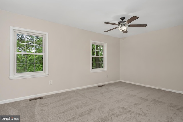 103 Barnsfield Ct Unit 227, Gaithersburg, MD 20878 - carpeted empty room with plenty of natural light, baseboards, and a ceiling fan