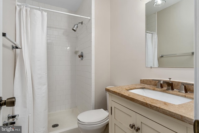 103 Barnsfield Ct Unit 227, Gaithersburg, MD 20878 - full bathroom featuring vanity, toilet, and a tile shower