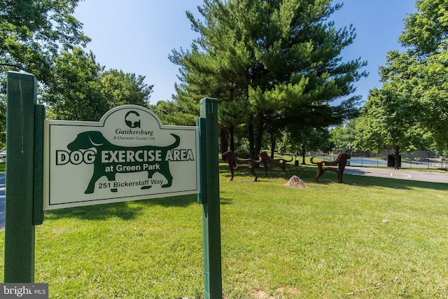 103 Barnsfield Ct Unit 227, Gaithersburg, MD 20878 - community / neighborhood sign with a lawn