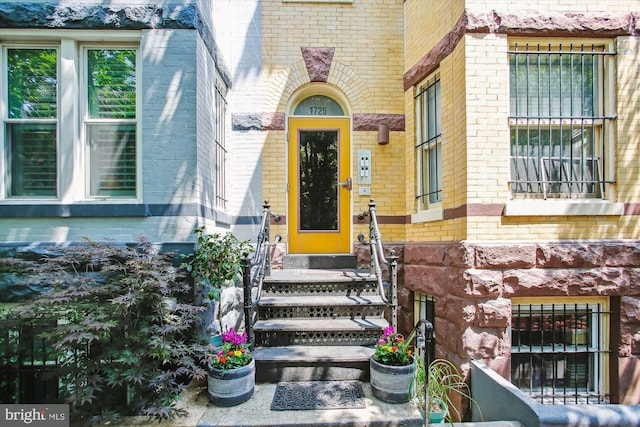 1725 Willard St NW Unit 3, Washington, DC 20009 - view of exterior entry featuring brick siding
