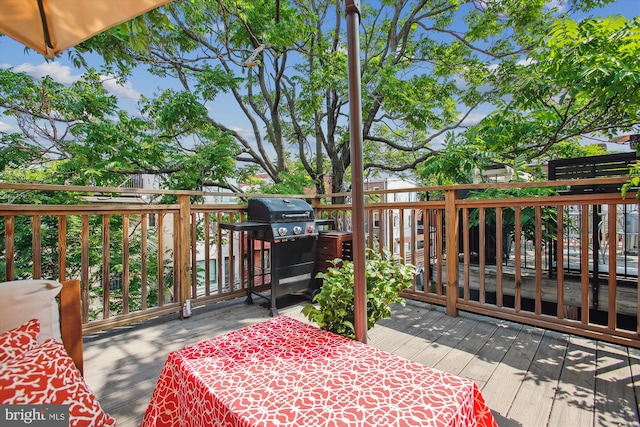 1725 Willard St NW Unit 3, Washington, DC 20009 - view of wooden deck