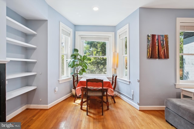 1725 Willard St NW Unit 3, Washington, DC 20009 - dining space with light wood-style flooring and healthy amount of natural light