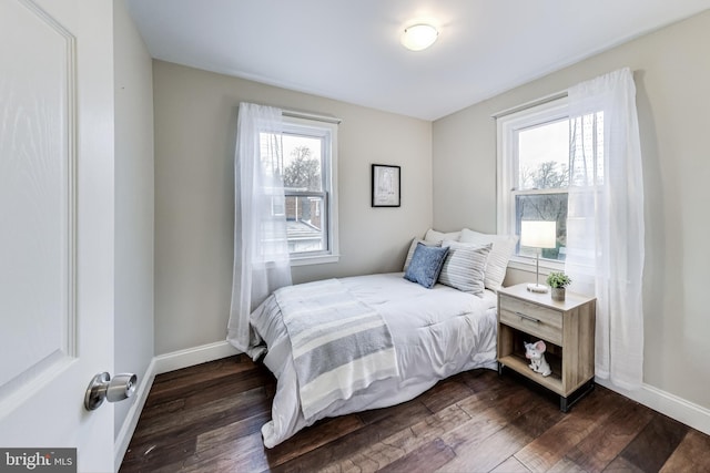 4312 Polk St NE, Washington, DC 20019 - bedroom featuring dark wood finished floors and baseboards