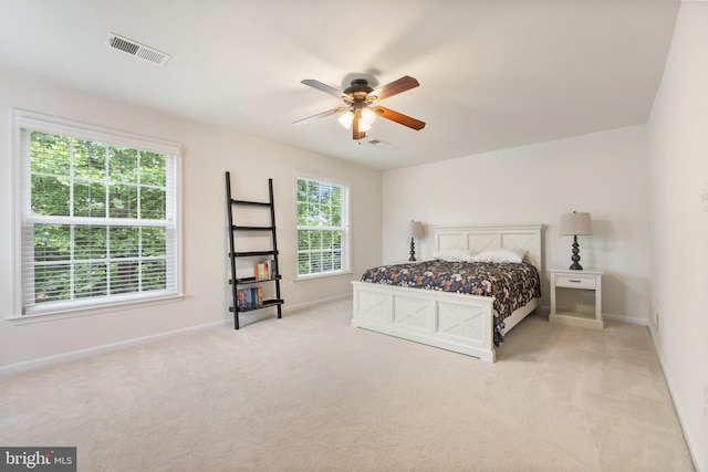 42030 Zircon Dr, Aldie, VA 20105 - carpeted bedroom with baseboards and a ceiling fan