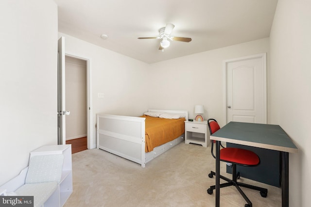 42030 Zircon Dr, Aldie, VA 20105 - carpeted bedroom featuring a ceiling fan