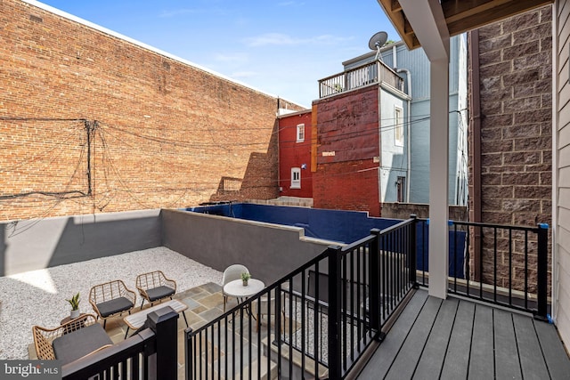 1407 1st St NW Unit 1, Washington, DC 20001 - view of wooden terrace
