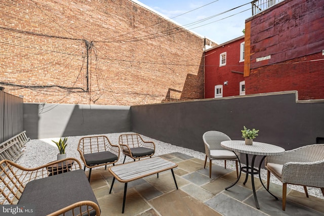 1407 1st St NW Unit 1, Washington, DC 20001 - view of patio / terrace with fence