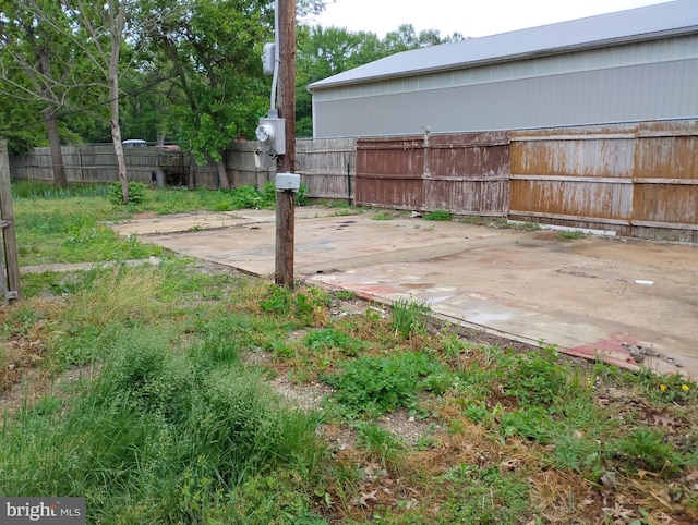 view of patio / terrace with a fenced backyard