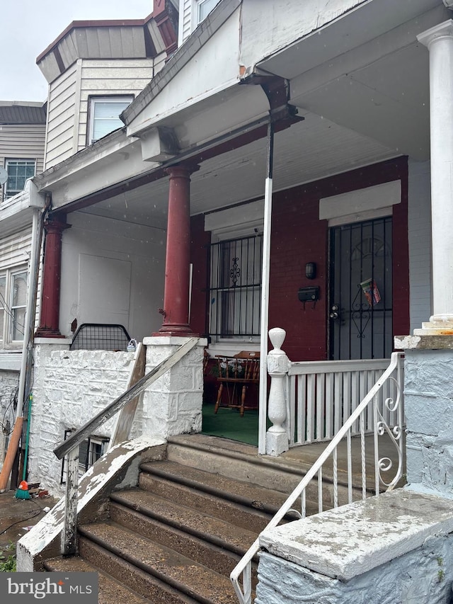 4333 N Orianna St, Philadelphia, PA 19140 - view of exterior entry featuring covered porch