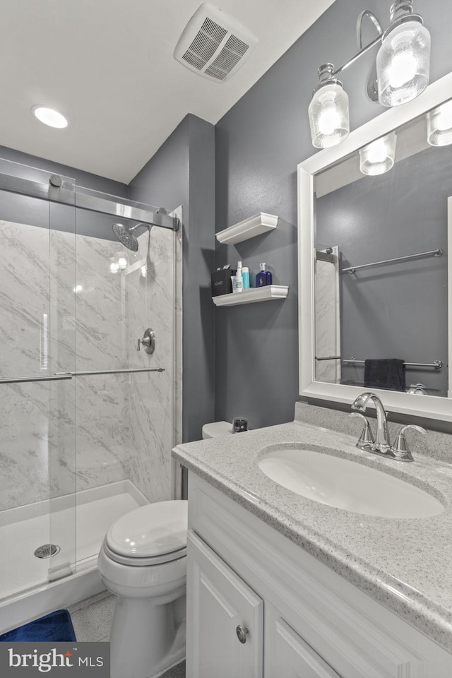 1918 Nectarine St, Philadelphia, PA 19130 - full bath featuring toilet, a stall shower, and vanity