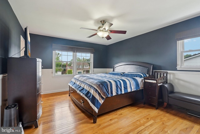 11 Moro Dr, Hamilton, NJ 08619 - bedroom with wood finished floors and a ceiling fan