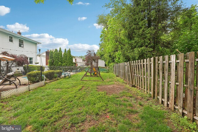 11 Moro Dr, Hamilton, NJ 08619 - view of yard featuring a playground