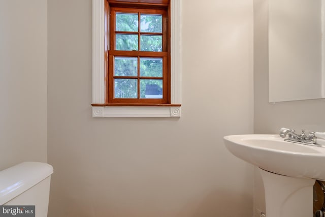 4410 Sophias Way, Belcamp, MD 21017 - bathroom with toilet and a sink