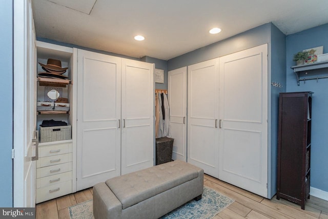 7430 Joes Creek Rd, Linville, VA 22834 - living area with light wood-style flooring, recessed lighting, and baseboards