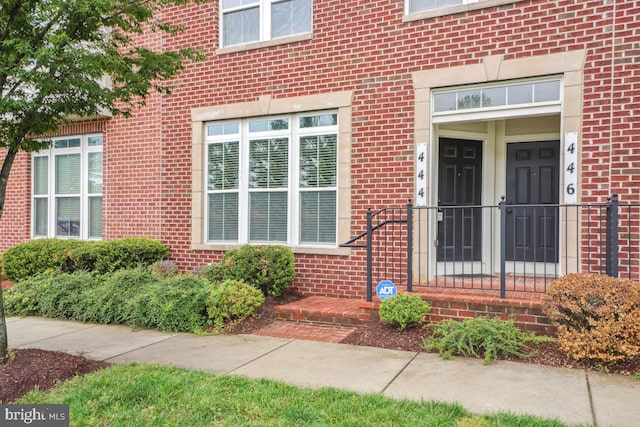 444 Exchange Ave Unit 444, Gaithersburg, MD 20878 - doorway to property with brick siding