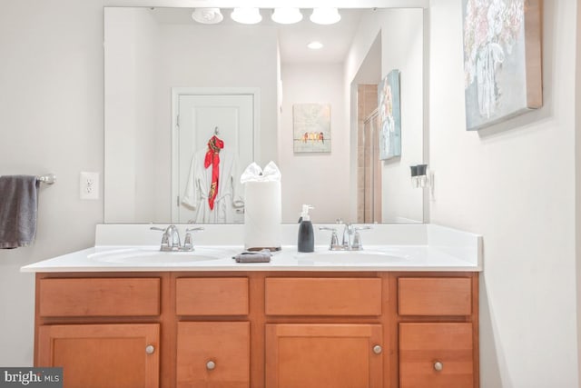 444 Exchange Ave Unit 444, Gaithersburg, MD 20878 - bathroom with double vanity and a shower