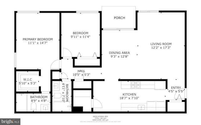 10234 Prince Pl Unit 17-T2, Upper Marlboro, MD 20774 - floor plan / room layout