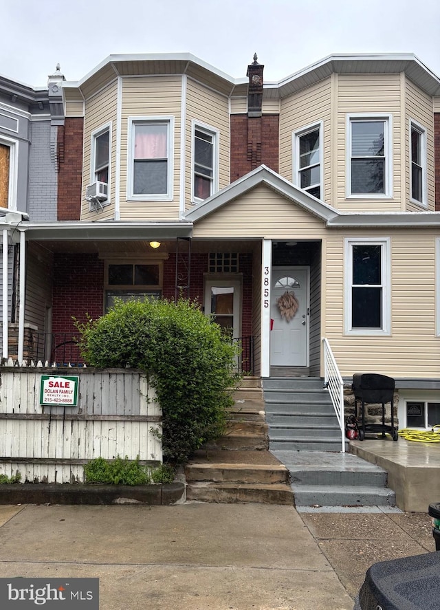 3857 N Marshall St, Philadelphia, PA 19140 - townhome / multi-family property with cooling unit