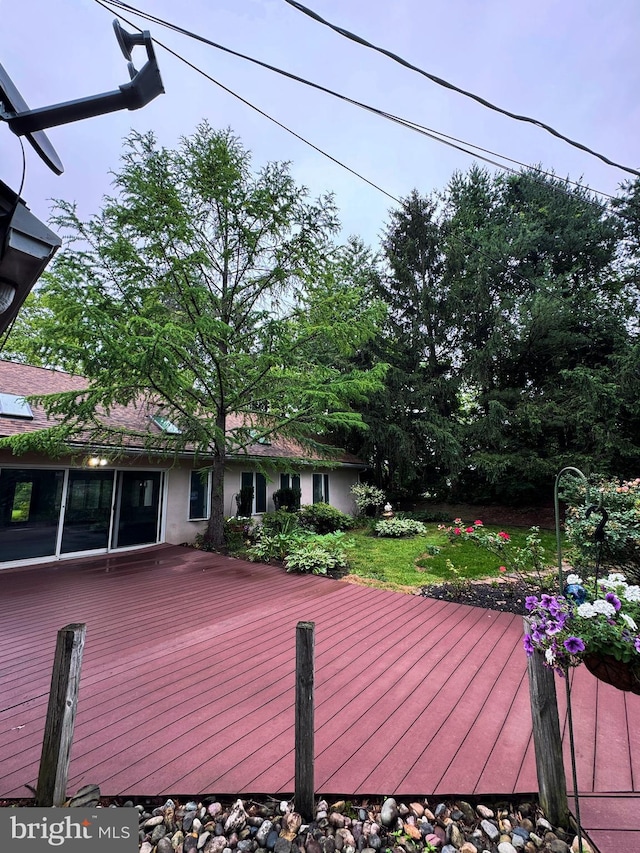 1392 Kutz Dr, Pottstown, PA 19465 - view of wooden terrace