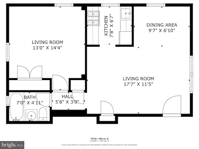 230 N Thomas St Unit 230-3, Arlington, VA 22203 - floor plan / room layout