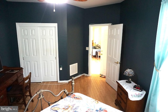 97 Burholme Dr, Hamilton, NJ 08691 - bedroom with wood finished floors and a closet