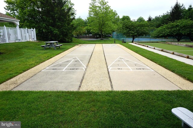 97 Burholme Dr, Hamilton, NJ 08691 - view of home's community with shuffleboard and a bocce ball area