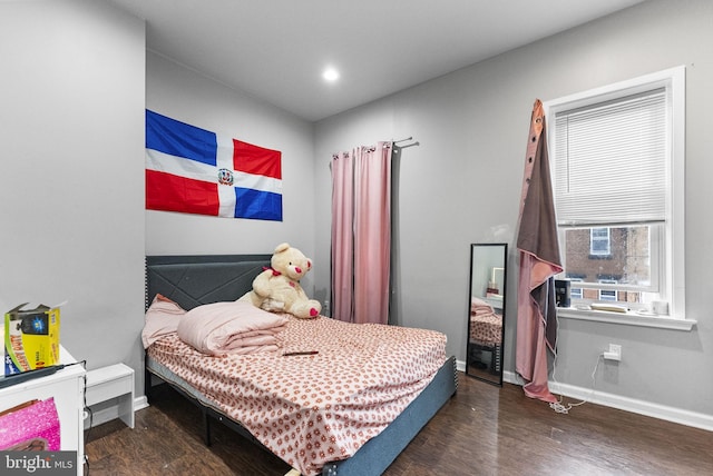 2562 N 31st St, Philadelphia, PA 19132 - bedroom with wood finished floors, baseboards, and recessed lighting