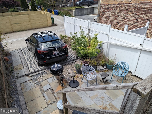 view of patio / terrace with fence
