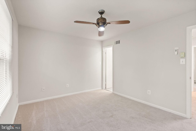 513 Tavenner Ct, Sterling, VA 20164 - carpeted spare room featuring a ceiling fan and baseboards