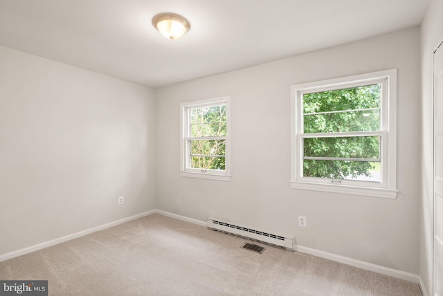 513 Tavenner Ct, Sterling, VA 20164 - carpeted empty room featuring a baseboard radiator and baseboards