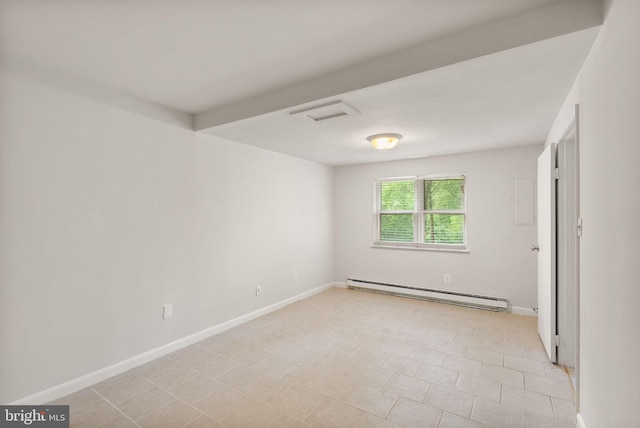 513 Tavenner Ct, Sterling, VA 20164 - empty room featuring a baseboard heating unit and baseboards