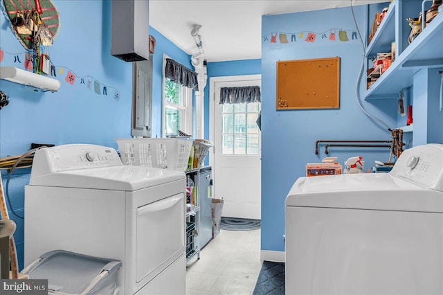 1206 Evergreen Rd, Wilmington, DE 19803 - laundry room featuring washer and dryer and tile patterned floors