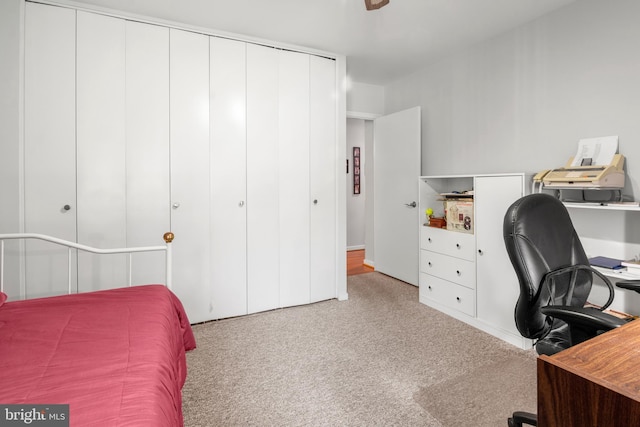 10 Stonehenge Cir Unit 1, Pikesville, MD 21208 - carpeted bedroom with an office area and a closet