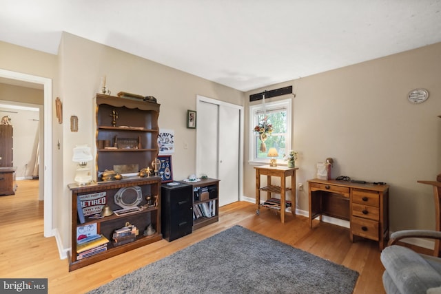 350 Poorhouse Rd, Winchester, VA 22603 - office area with wood finished floors and baseboards