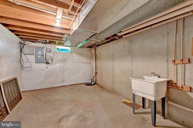 7 Chattam Ct, Baltimore, MD 21234 - unfinished basement featuring electric panel