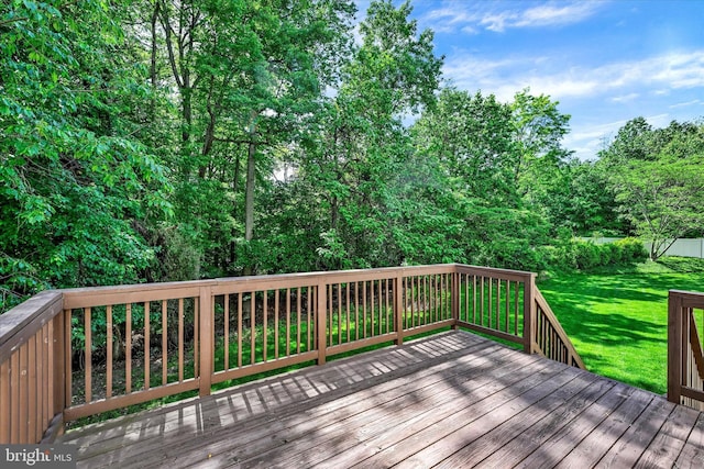 7 Chattam Ct, Baltimore, MD 21234 - wooden terrace featuring a lawn
