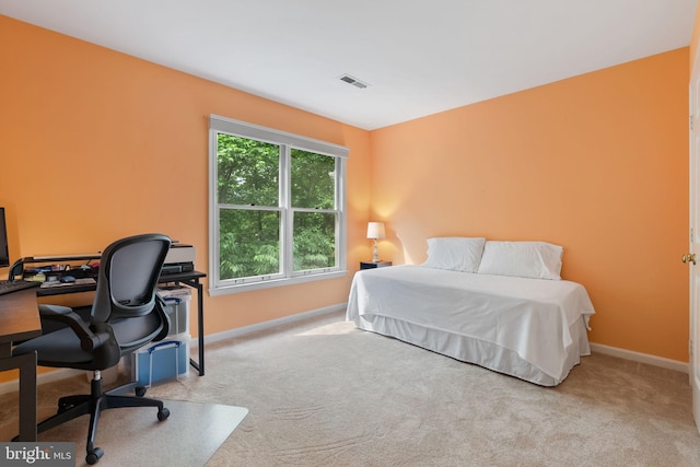 5212 Braywood Dr, Centreville, VA 20120 - bedroom with baseboards, an office area, and carpet flooring