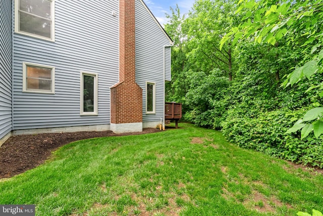 5212 Braywood Dr, Centreville, VA 20120 - view of grassy yard featuring a deck