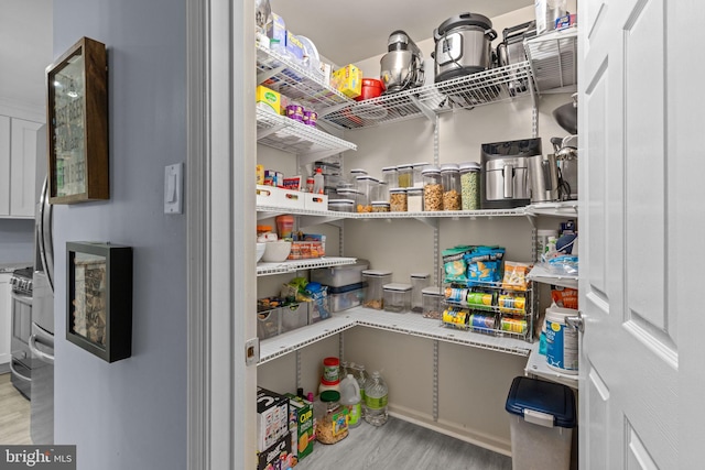 view of pantry