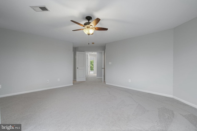 23466 Twin Falls Ter, Brambleton, VA 20148 - unfurnished room featuring ceiling fan, baseboards, and light carpet