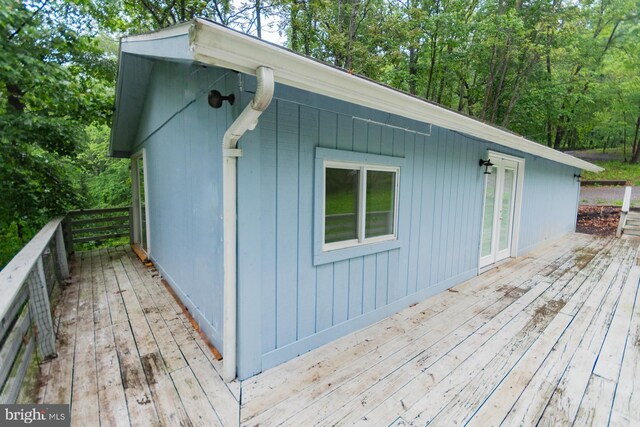 384 Nancy Jack Rd, Gerrardstown, WV 25420 - view of wooden deck